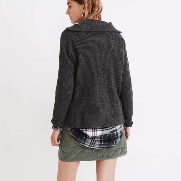 Madewell Merino Wool Glenbrook Half-Zip Pullover Sweater - Picture 3 of 10